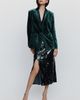 By Anthropologie @loverlygrey x Anthropologie Tessie Velvet Jacket - 1