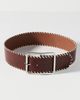 By Anthropologie Low Slung Wipstich Belt - 1