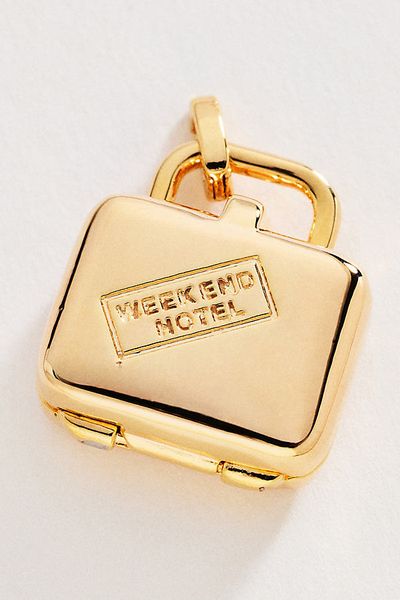 By Anthropologie Luggage Pendant Charm