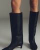 By Anthropologie Maddox Wide-Leg Kitten-Heel Tall Boots - 2