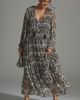 By Anthropologie Marais Printed Chiffon Maxi Dress - 6