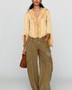 By Anthropologie Mariana Ruffled Tie Front Top - 4