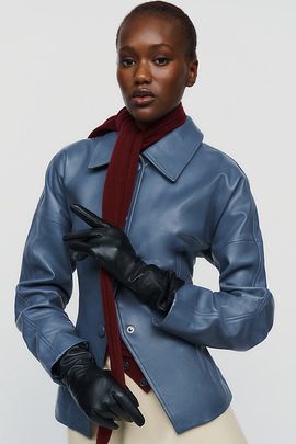By Anthropologie Medium Leather Gloves