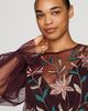 By Anthropologie Mesh Embroidered Top - 4