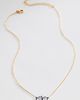 By Anthropologie Mixed Metal Crystal Pendant Necklace - 1