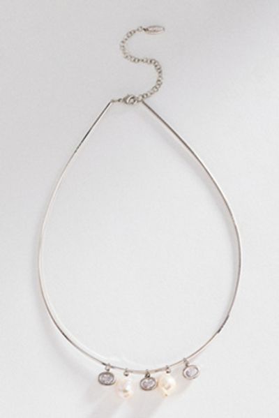 By Anthropologie Mixed Pearl Collar Necklace