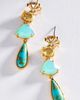 By Anthropologie Mixed Pearl Stone Earrings - 1