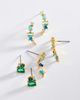 By Anthropologie Mixed Stone Earrings, Set of 3 - 1
