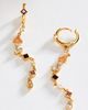 By Anthropologie Mixed Stone Huggie Earrings - 1
