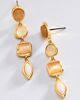 By Anthropologie Mixed Up Stone Drop Earrings - 1