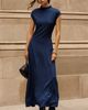 By Anthropologie Mock-Neck Slim Midi Dress - 1