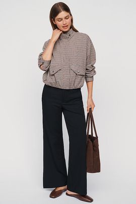 By Anthropologie Mod Flared Trousers Pants