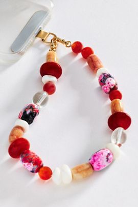 By Anthropologie Multi-Stone Phone Chain