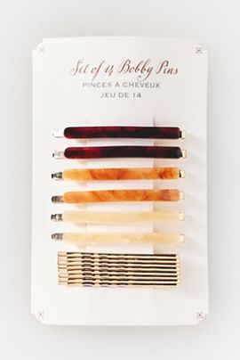 By Anthropologie Naturals Collection Bobbie Pin Set