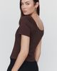 By Anthropologie Notched Square Neck Top - 2