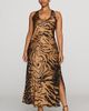 By Anthropologie Open-Back Slip Midi Dress - 6