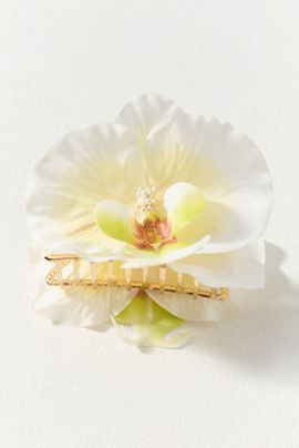 By Anthropologie Orchid Claw Clip