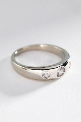 By Anthropologie Organic Chunky Gemstone Ring