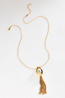 By Anthropologie Organic Stone Pendant Necklace