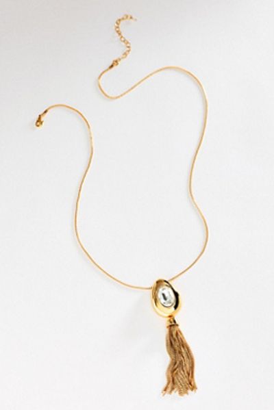 By Anthropologie Organic Stone Pendant Necklace