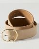 By Anthropologie Oval Buckle Leather Belt - 1