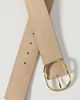 By Anthropologie Oval Buckle Leather Belt - 2