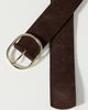 By Anthropologie Oval Buckle Leather Belt - 3