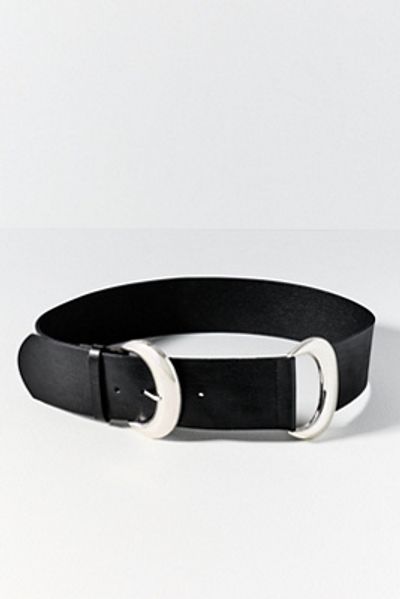 By Anthropologie Oval Double-Buckle Belt
