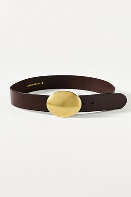 By Anthropologie Oval Plaque Belt