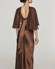 By Anthropologie Overlay Cape Slip Dress - 3