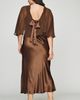 By Anthropologie Overlay Cape Slip Dress - 6