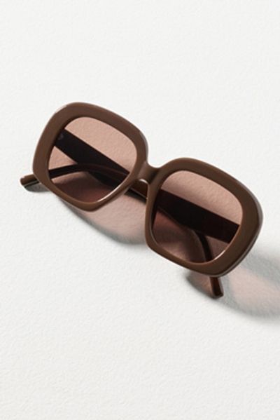 By Anthropologie Oversized Square Retro Sunglasses