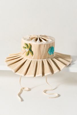 By Anthropologie Palm Beach Bucket Hat