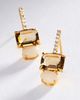 By Anthropologie Pavé Bar Gemstone Drop Earrings - 1