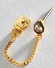 By Anthropologie Pear Crystal Front Back Earrings - 2