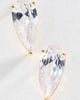 By Anthropologie Pear Cut Crystal Post Earrings - 1