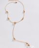 By Anthropologie Pearl Lariat Necklace - 1