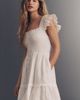 By Anthropologie Peregrine 100% European Linen Mini Dress - 1