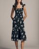 By Anthropologie Peregrine Square-Neck Midi Dress - 1