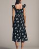 By Anthropologie Peregrine Square-Neck Midi Dress - 2