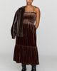 By Anthropologie Peregrine Velvet Midi Dress - 1