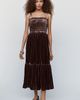 By Anthropologie Peregrine Velvet Midi Dress - 2