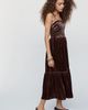 By Anthropologie Peregrine Velvet Midi Dress - 4