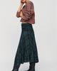 By Anthropologie Plaid Circle Midi Skirt - 1