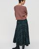 By Anthropologie Plaid Circle Midi Skirt - 3