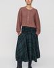 By Anthropologie Plaid Circle Midi Skirt - 4