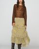 By Anthropologie Plaid Midi Skirt - 1