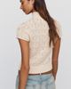 By Anthropologie Pointelle Short-Sleeve Sweater - 2