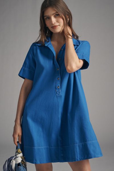anthropologie blue dress short Dress Casual Short By Anthropologie In Blue & Green, Size: Xs – Clothes  Mentor Selma TX #298 main image 0