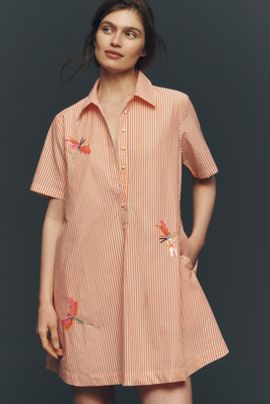 zw collection embroidered dress ZW Collection Short Dress With Cutwork Embroidery – Levels Glam